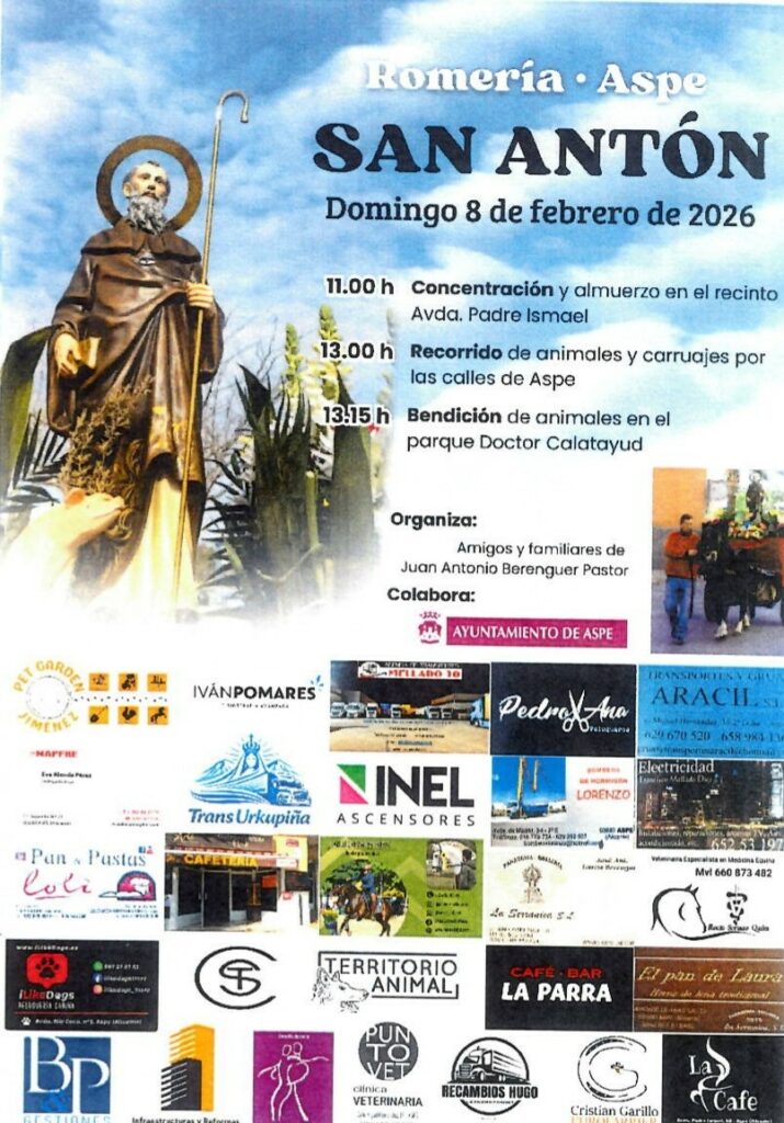 ROMERÍA SAN ANTÓN ASPE 2026